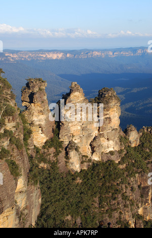 Le tre sorelle Katoomba nelle Blue Mountains NSW AUSTRALIA Foto Stock