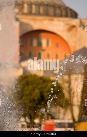 Una vista di Ayasofya Foto Stock