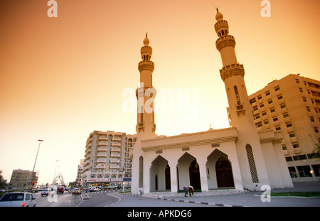 Emirati Arabi Uniti Dubai religione Moschea di Abu Bakr Street Foto Stock