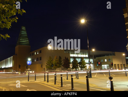 Una vista di detto Business School Oxford di notte Foto Stock