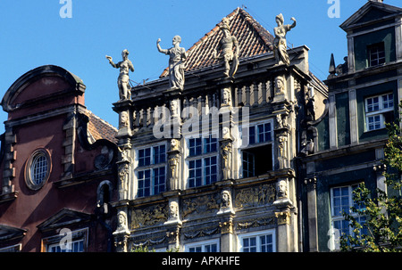 Gdansk città polacca città della Polonia Porto Storia Foto Stock