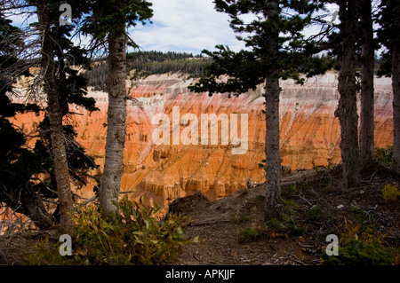 Il Cedar Breaks National Monument Utah UT visualizza vista dal punto supremo Foto Stock