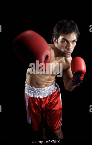 Boxer uomo esercizio Foto Stock