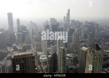 Chicago, USA, Chicago (/ʃɪˈkɑːɡoʊ/ ( listen) or /ʃɪˈkɔːɡoʊ/), ufficialmente la città di Chicago, è la terza città più popolosa degli Stati Uniti. Wi Foto Stock