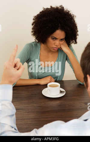 Discussione delle coppie Foto Stock