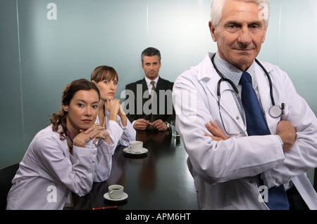 Direttori ospedalieri riunione consiglio di amministrazione Foto Stock