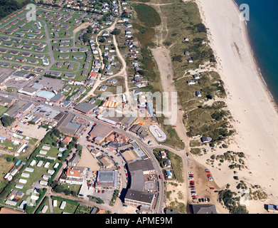 Vista aerea del hemsby, Norfolk, Inghilterra Foto Stock