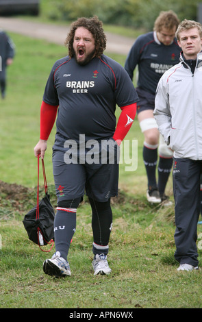 Welsh Rugby Allenamento Hensol Vale of Glamorgan South Wales GB UK 2008 Foto Stock