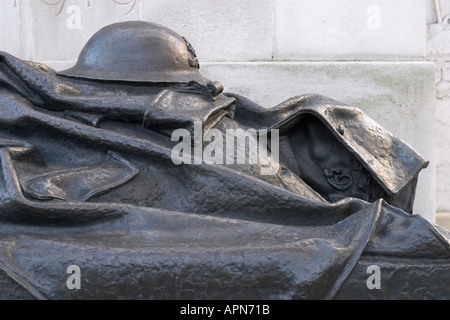 Detail from War Memorial at Hyde Park Corner London England Foto Stock