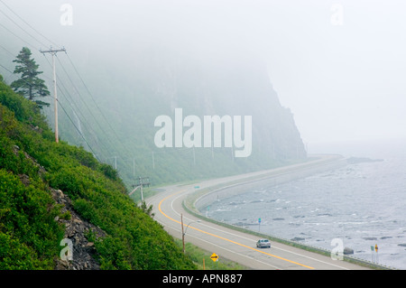 La Martre, fiume San Lorenzo, Gaspe Peninsula, Quebec, Canada Foto Stock