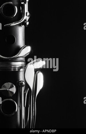 Close-up di clarinetto Foto Stock