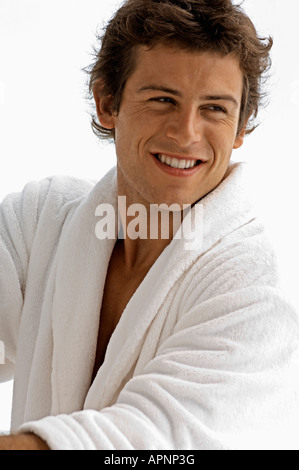Ritratto di giovane uomo Foto Stock