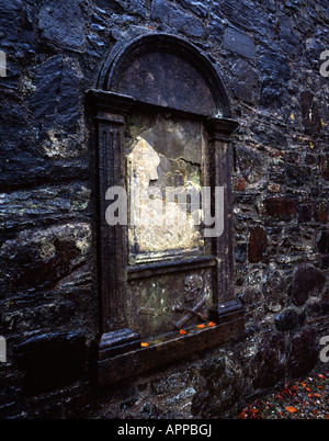 Dettaglio di Dunstaffnage Cappella, Oban, Argyll, Scotland, Regno Unito. Foto Stock