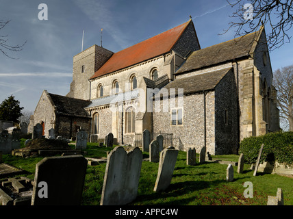 St Andrews Chiesa Steyning Sussex Foto Stock