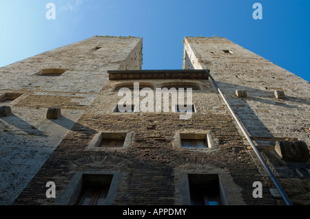 Le torri di San Gimignano Foto Stock