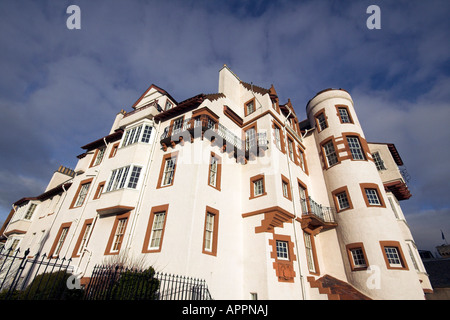 Ramsay Garden, Castlehill, Edimburgo, Città Vecchia, Scotland Regno Unito Foto Stock