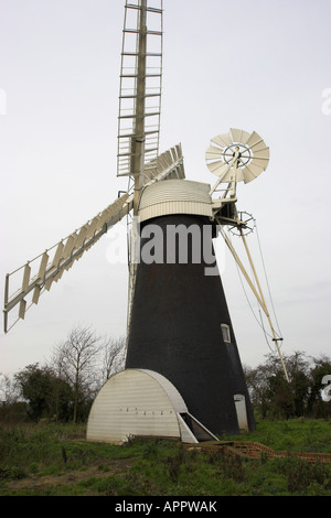 Polkey's Mill, Reedham paludi, Reedham, Norfolk. Foto Stock