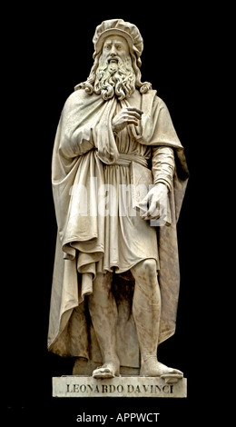 Firenze Italia Meditterranea Leonardo di ser Piero da Vinci Italia Italiano Foto Stock