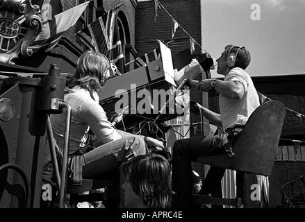 Ripresa la Arnold Bennett Clayhanger serie TV su ATV Elstree Studios backlot 1974 Foto Stock