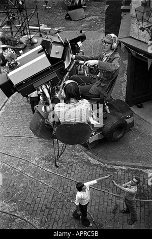 Ripresa la Arnold Bennett Clayhanger serie TV su ATV Elstree Studios backlot 1974 Foto Stock