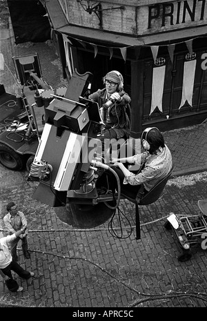 Ripresa la Arnold Bennett Clayhanger serie TV su ATV Elstree Studios backlot 1974 Foto Stock