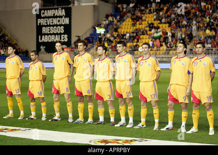 La squadra rumena. Foto Stock