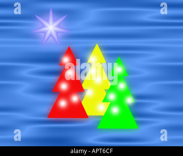 Concetto digitale: Natale Design Foto Stock