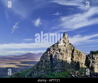 GB - Scozia: Trotternish visto da Quiraing sull'Isola di Skye Foto Stock