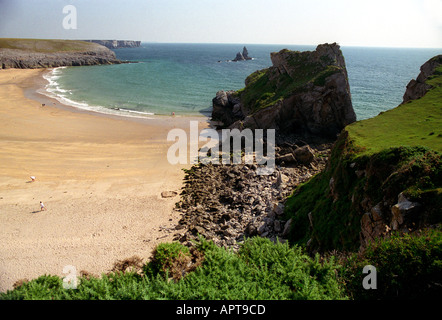 Ampia Oasi di una baia in Pembrokeshire Foto Stock