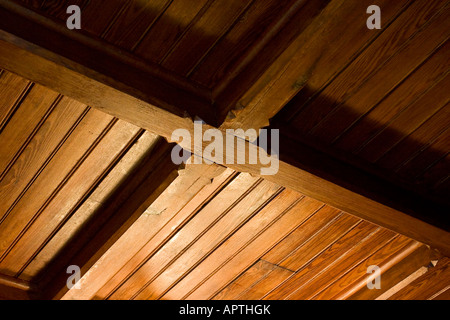 Metà-fine ottocento falegnameria artigianale il soffitto Foto Stock