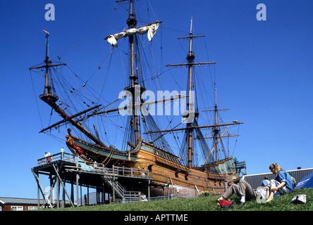 Leystad Paesi Bassi Olanda Tallship VOC Golden Age vela vela Foto Stock