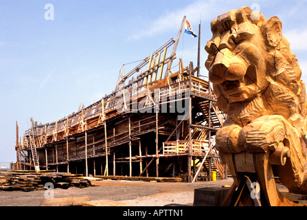 Leystad Paesi Bassi Olanda Tallship VOC Golden Age vela vela Foto Stock