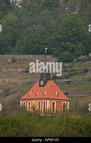 Weinbergskirche in Pillnitz, Germania Foto Stock