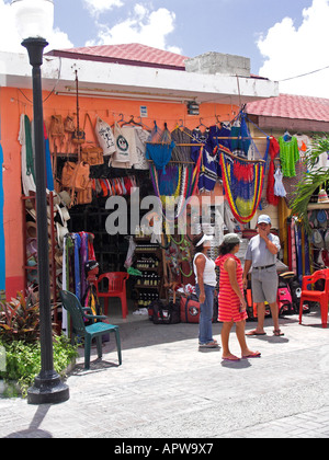 Negozio di souvenir San Miguel de Cozumel Messico Foto Stock