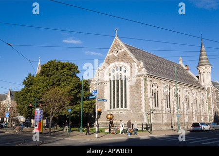 Christchurch Canterbury Isola del Sud della Nuova Zelanda può xix secolo revivalista gotico Arts Center Building 1874 Foto Stock