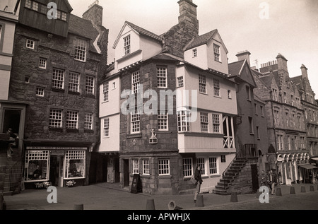 La Casa di John Knox, Royal Mile di Edimburgo, Città Vecchia, Scotland, Regno Unito Foto Stock