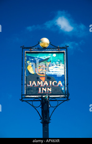 " Jamaica Inn' hotel Bodmin Moor Cornwall. Un vecchio Coaching Inn ha reso famoso da Daphne du Maurier nel suo romanzo dello stesso nome. Foto Stock