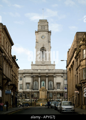 Barnsley Town Hall, South Yorkshire, nell'Inghilterra del Nord Foto Stock