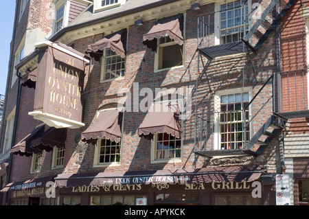 La Union Oyster House vicino a Faneuil Hall di Boston Massachusetts Foto Stock