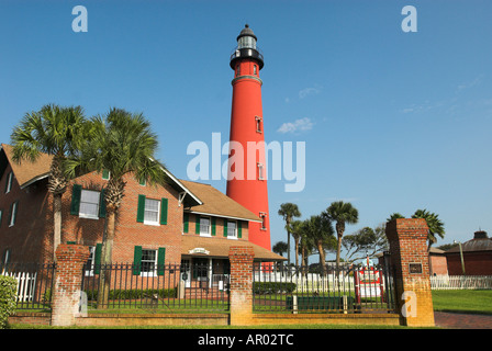 Faro di Ponce de Leon ingresso, Daytona Beach, Florida, Stati Uniti d'America Foto Stock