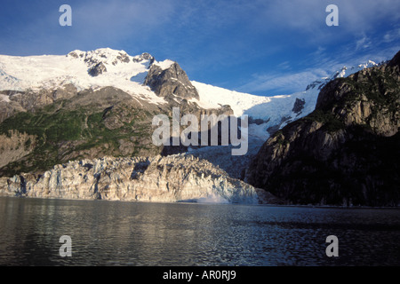 Northwestern glacier off il Harding Campo di Ghiaccio Il Parco nazionale di Kenai Fjords centromeridionale Alaska Foto Stock