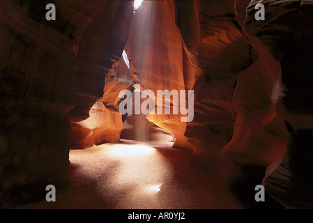 Tomaia Antelope Canyon, Korkskrew Canyon, Slot Canyon Arizona, Stati Uniti d'America Foto Stock