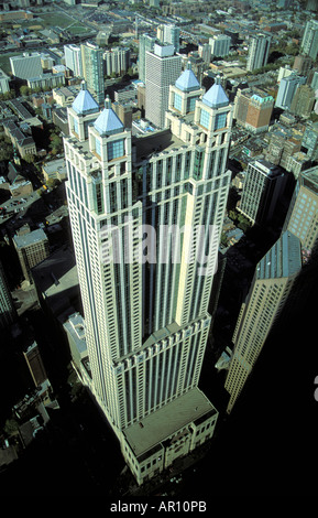 Una splendida vista di Chicago dal bellissimo John Hancock Center e di un Osservatorio nel centro di Chicago STATI UNITI D'AMERICA Foto Stock