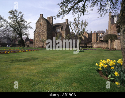 dh Mary Queen of Scots casa JEDBURGH CONFINI Scottish Mansion casa del Lord Compositor museo giardini scozia Foto Stock