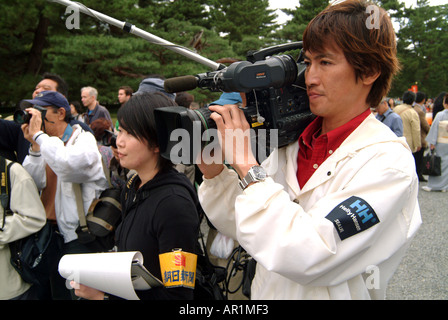 Jidai Matsuri troupe televisiva giapponese di Kyoto Foto Stock