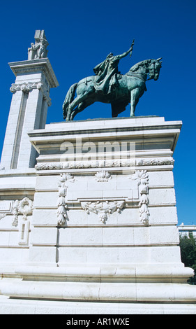 Monumento dedicato a Cortes di Cadice di 1812, Cadice il Parlamento, Plaza de Espana, Cadiz, Spagna Foto Stock