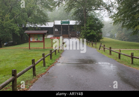 Strada di Trading Post a Unicoi State Park in North GEORGIA, STATI UNITI D'AMERICA Foto Stock