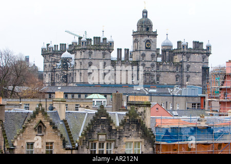 George Heriot la Scuola di Edimburgo in Scozia 8 Dicembre 2007 Foto Stock