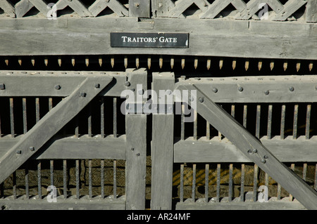 Il traditore's Gate presso la Torre di Londra Inghilterra Foto Stock