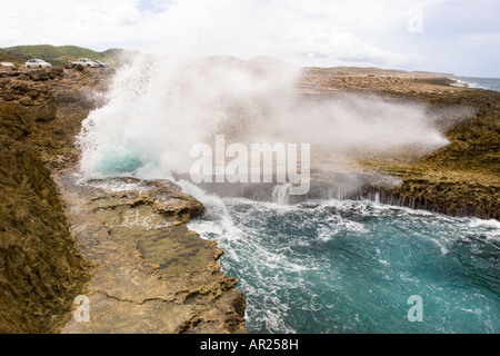 Boka pistola di Shete Boka Parco Nazionale di Curacao Foto Stock